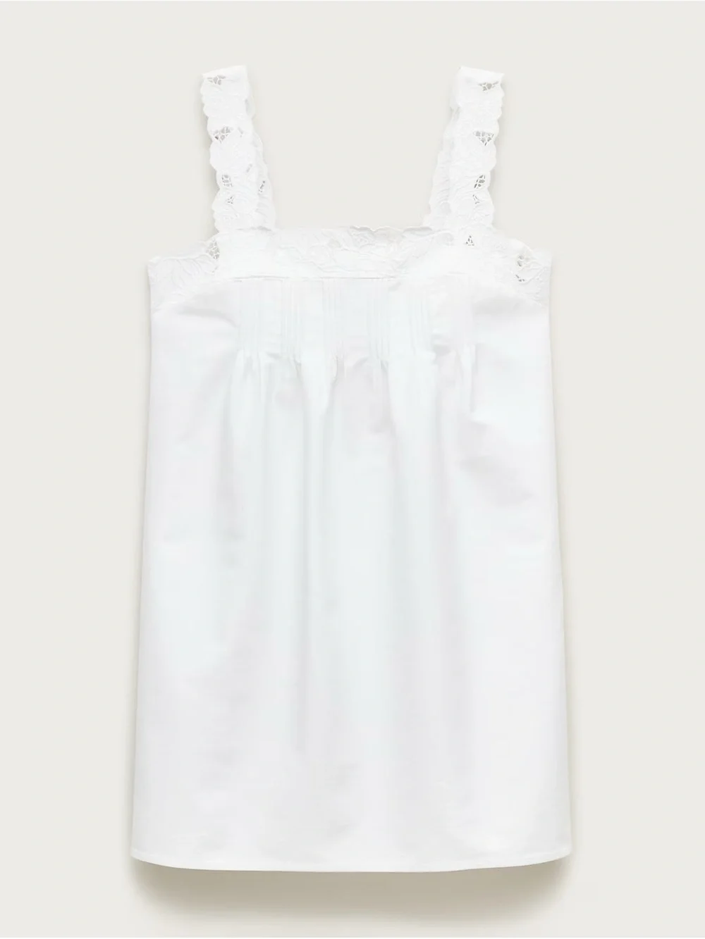 Ondine mini dress in double cotton poplin